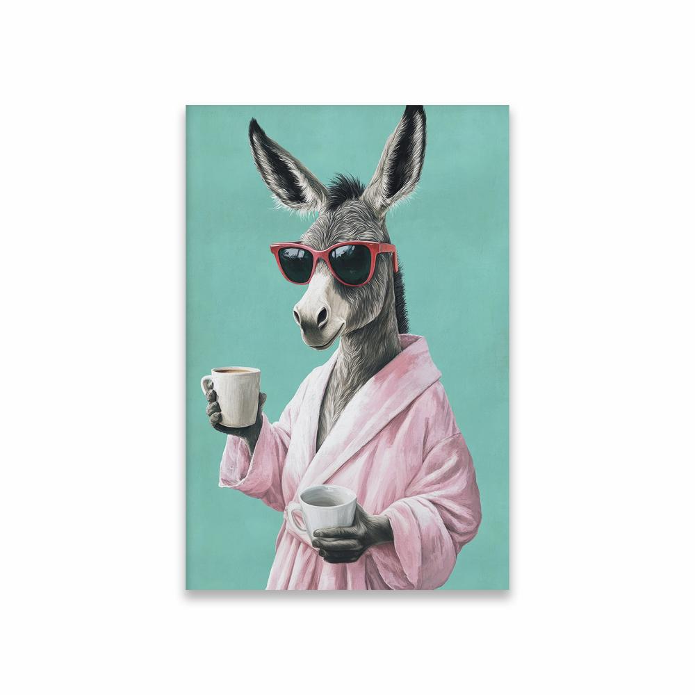 Graffiti Animal Giraffe Bathroom Poster Monkey On the Toilet Print Graffiti Pop Art Abstract Bathroom Canvas Painting Funny Art
