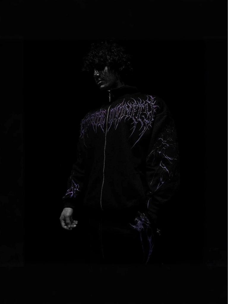 Breathedivinity Herren Samt Kapuzenpullover mit langen Ärmeln - Trendige Herbst/Winter Fitness-Oberbekleidung