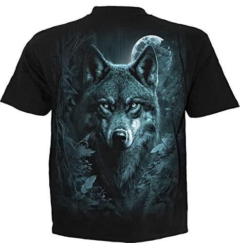 Spiral Forest Guardians (Unisex Black Short Sleeve Tshirts) Large S
