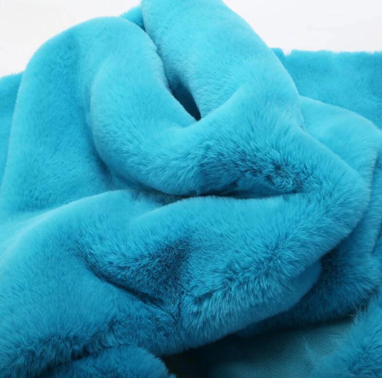 50x170cm Thickened Imitation Rabbit Plush Fabric Fur 2cm Soft Faux Fur Fabric DIY Collar Of Coat/Clothing Accessories/Scarves