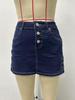2025 Sexy Retro Denim Mini Skirt: Loose, Slimming, Stylish Women's Fashion