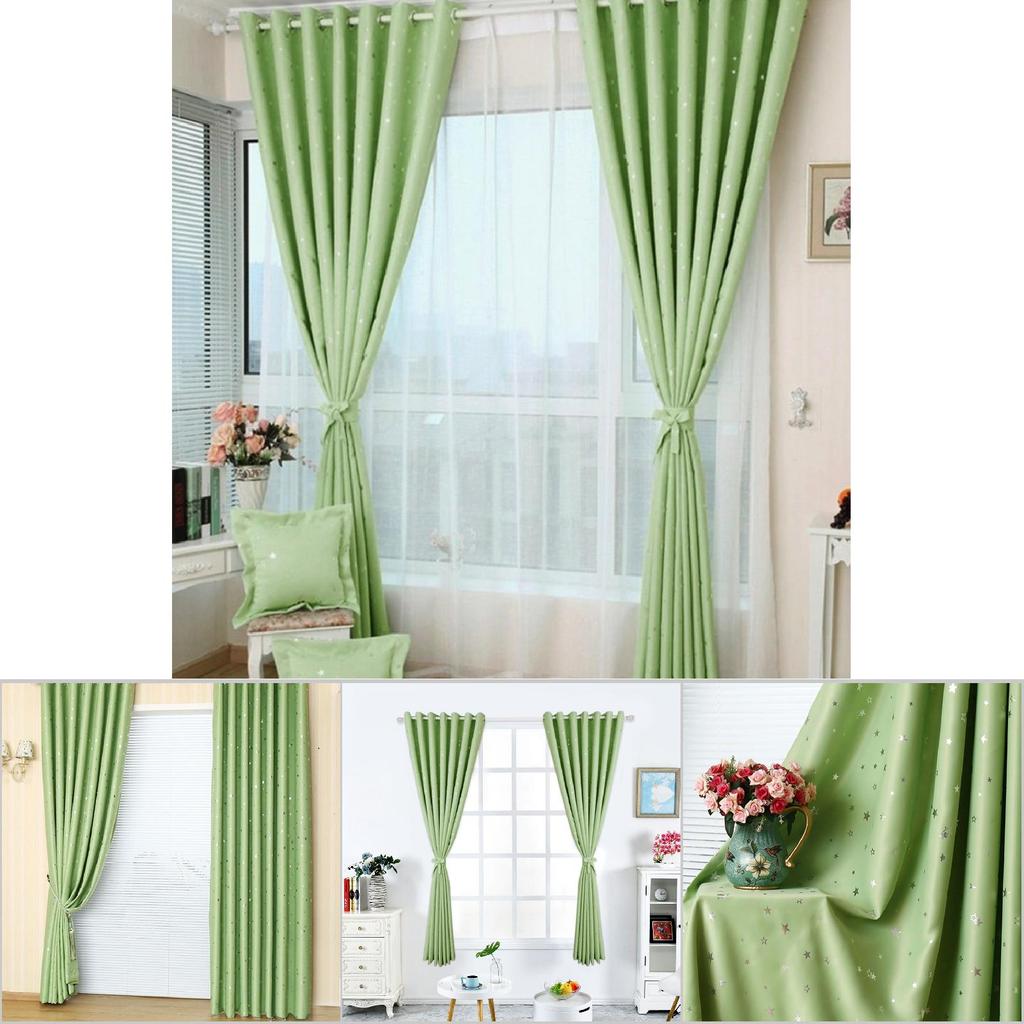 Korean     Door Window Curtain   Drape Bathroom Livling Room Decor Blue