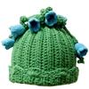 Fairy Green Lily of the Valley Knitted Hat Fresh and Sweet Flower Hat Soft Wool Hat Cute Versatile Warm
