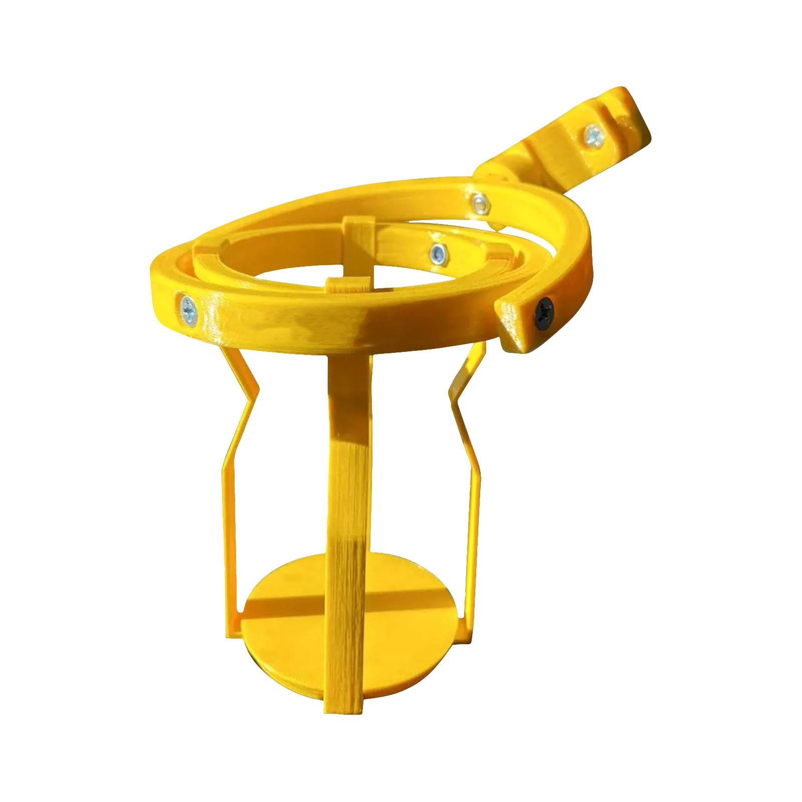 

Подстаканник Gyro, 3D-подстаканник для мотоцикла с переливом, самовыравнивающийся держатель для стакана, регулируемый держатель для стакана с подвеской One Size жёлтый