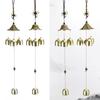 3 Bells Wind Chime Accessories Alloy+Plastic 44cm Bagua Feng Shui Garden Hanging Home Lucky Outdoor Replacement Spare Parts