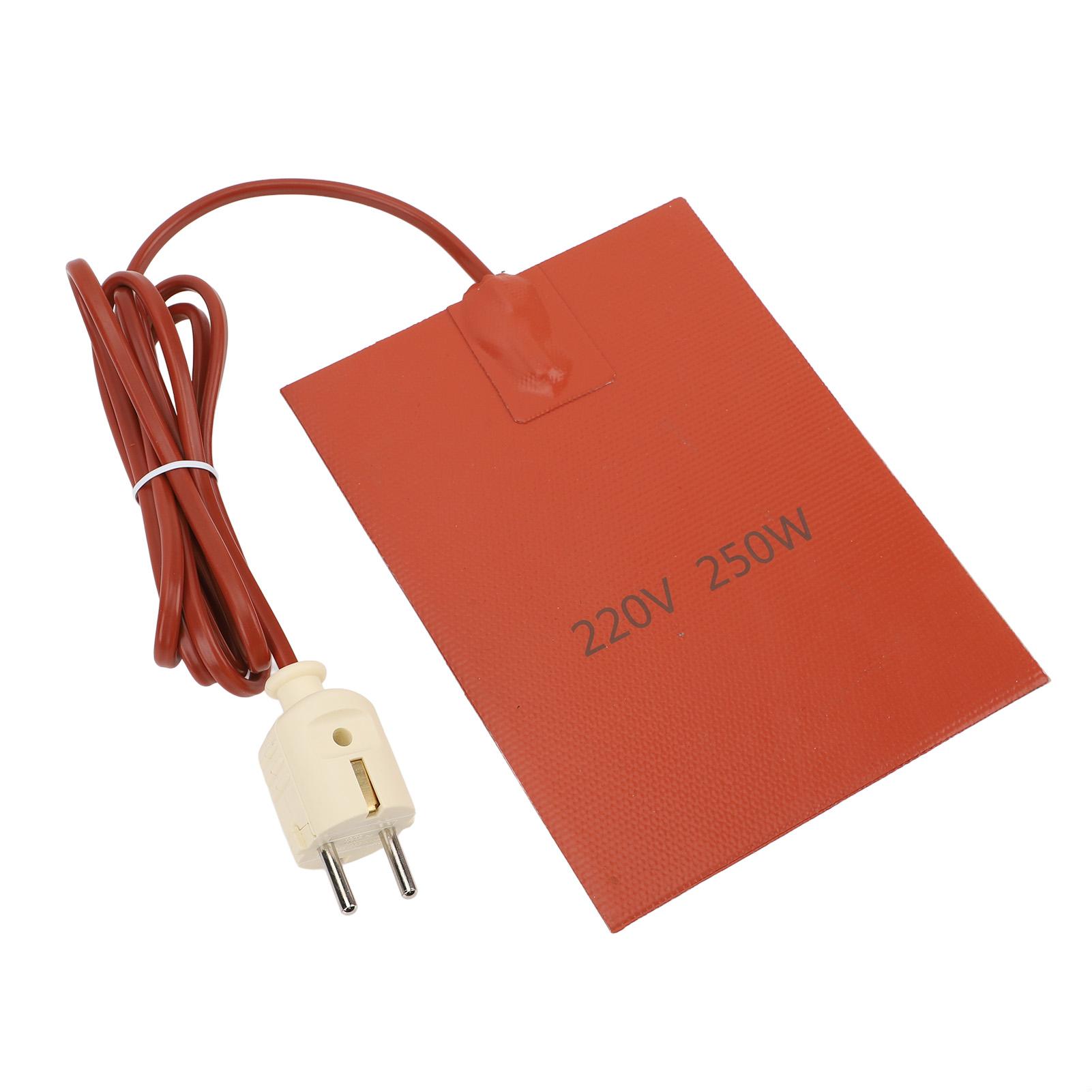 Silicone Heater Mat 150X200mm 200 celsius  Insulation Fast Silicone Rubber Heating Pad for Industrial Equipment