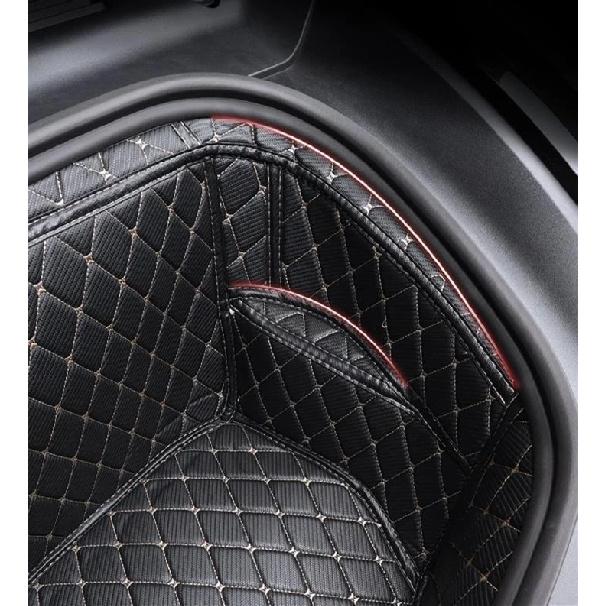 For Tesla Model 3 / Y 2020-2023 Front Rear Trunk Mat Car Leather Trunk Storage Pad Bottom Protector Pad Car Interior Decoration