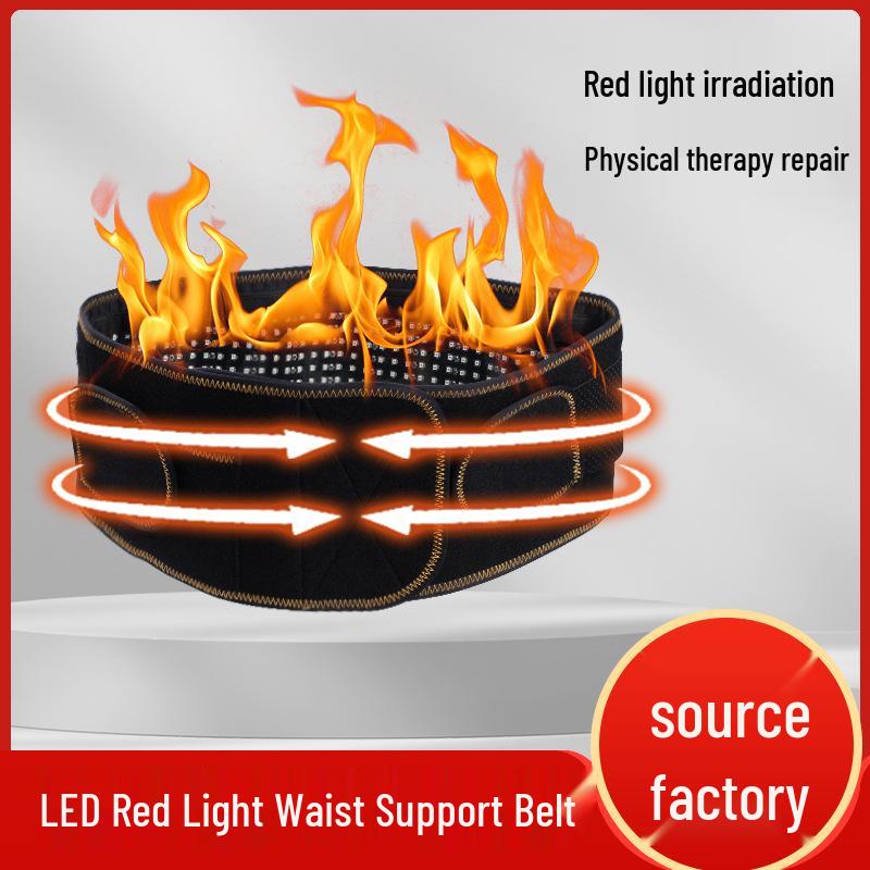 Infrared Red Light Therapy & Heating Waist Belt for Lumbar Support