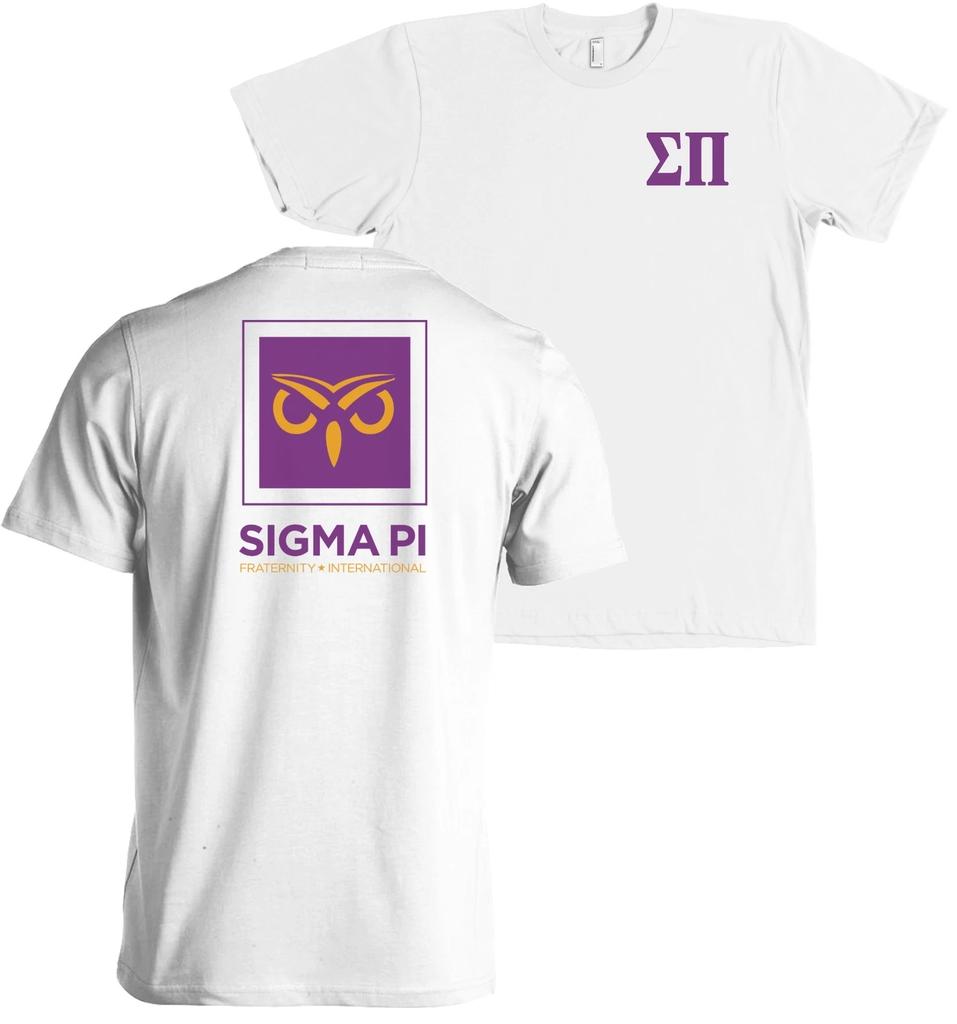 Sigma Pi Fraternity Owl Bella + Canvas Sig Pi Shirt - QUALITY & SOFT