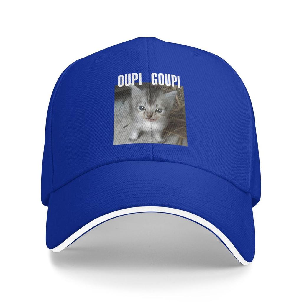 Baseball Caps Oupi Goupi Cat Meme Graphic Unisex Outdoor Spring Caps