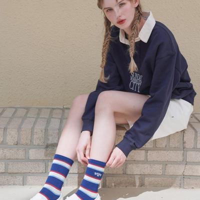 STUDIO SOCKSTOP 1989 גרביים מפוספסות רטרו
