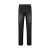 Qipai Men's Jacquard Denim Stretch Straight-Leg Jeans