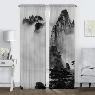 Vorhänge für Schlafzimmer Buntes Bild Wohnzimmer Vorhang Halloween Dekoration Jalousien Heiminterieur Vorhänge 2 Stück Trennwand