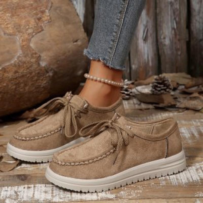 New plus-size selection style trend lace-up shoes and comfortable shoes