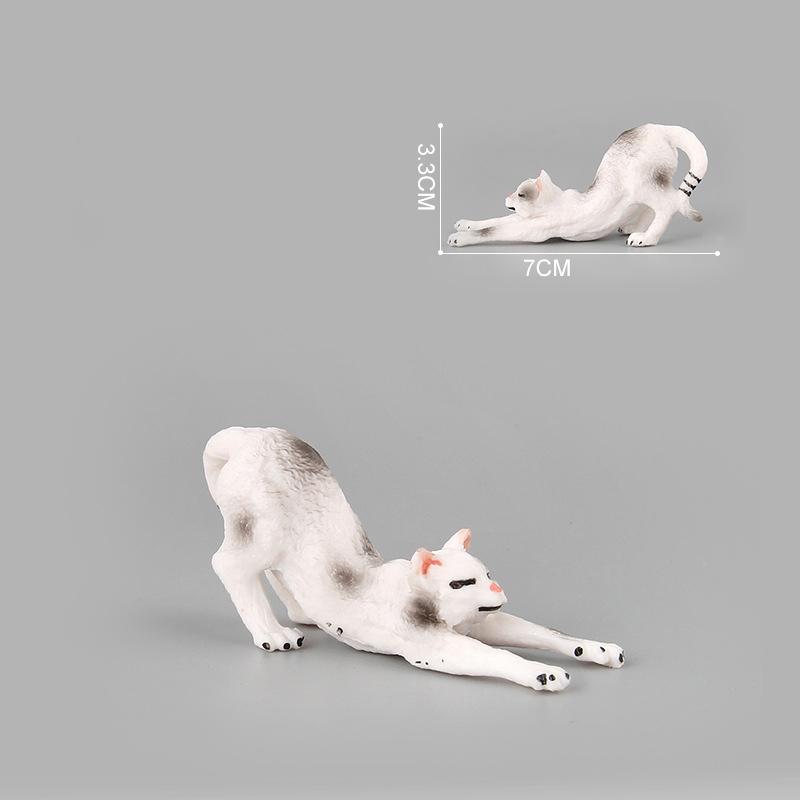 Kawaii Simulation Animal Model Cats Modeling Toy
