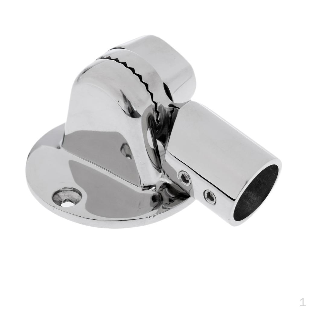 High Polished 316 Stainless Steel Ratchet Mount for Marine Boat VHF Radio