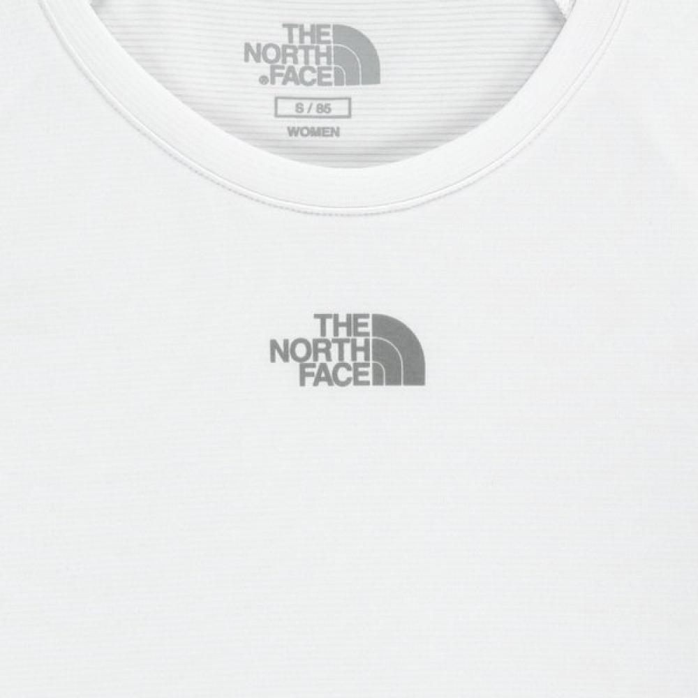 The North Face Nt7tr81k Women S Step Up Long Sleeve Round Tee White