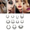 Charms Fake Septum Clicker Nasenring Nicht Piercing Aufhänger Clip On Schmuck