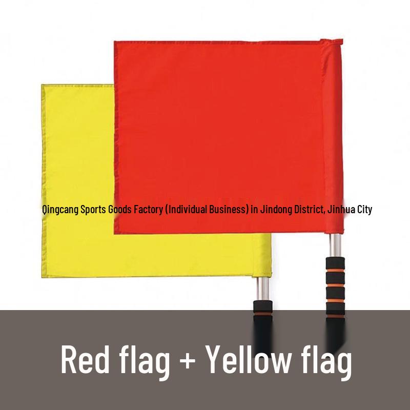 Schiedsrichter-Signalflaggen: Start, Seitenlinie, Hand, Befehl, Logo