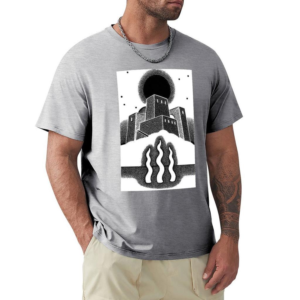 Threshold House T-Shirt Man T Shirt Vintage Clothes Tees Cotton T Shirt Men