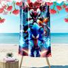 SONIC Beach Towel Perfect for Travel, Outdoor Activities, Swimming, Camping, Hiking
