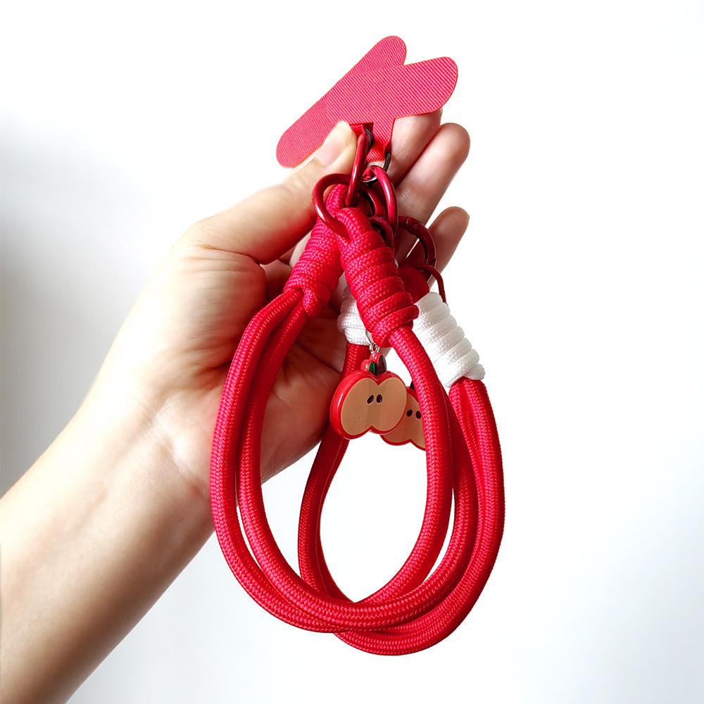 1 Pezzo Cordino da Polso Audace di Alto Valore Rosso Cina Raffinato Cordino per Cellulare Pendente a Catena per Cellulare da Viaggio Anti-smarrimento alla Moda e Versatile