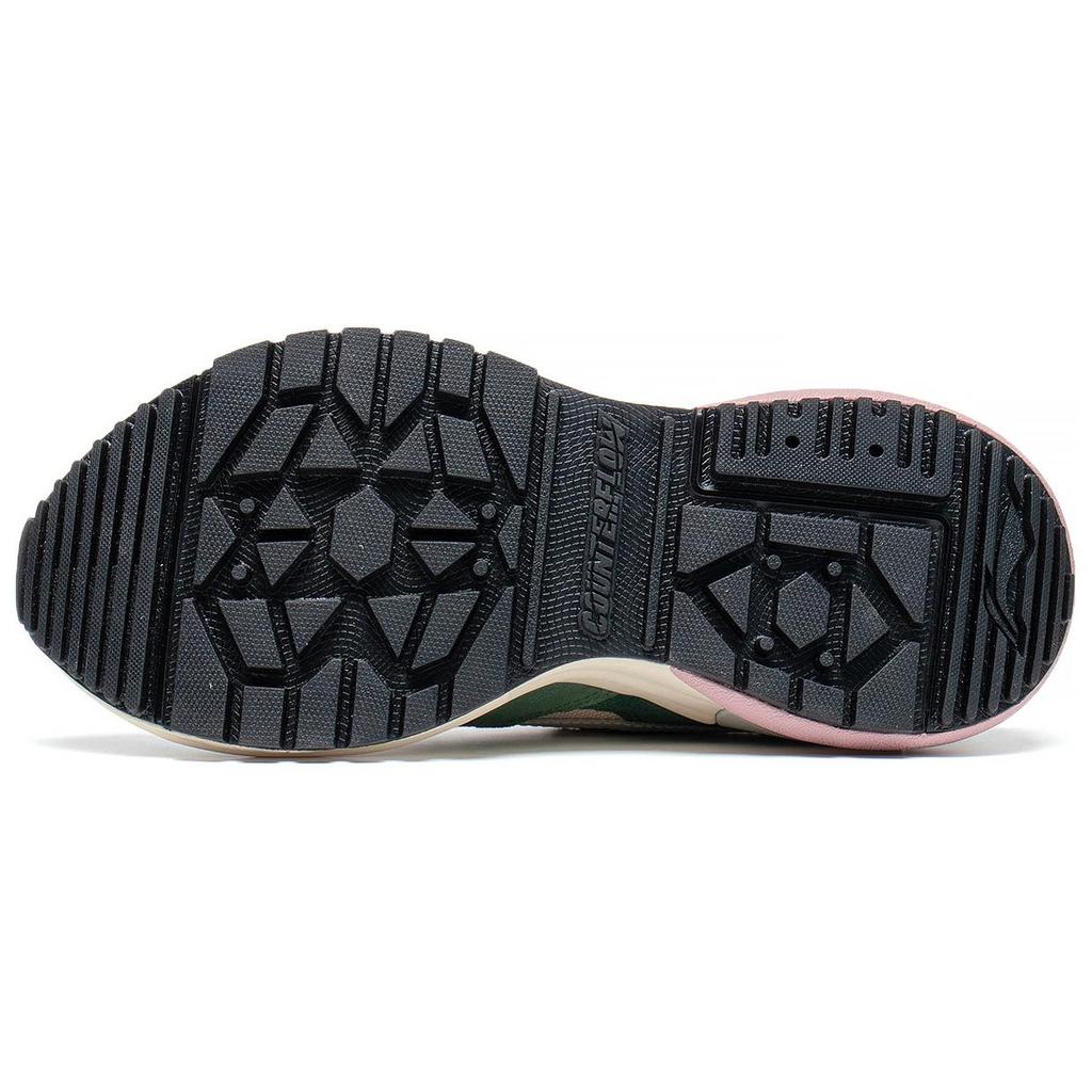 LINING ChengFeng Sport Sneakers 'Beige Green Pink' Women's AGCT172-4