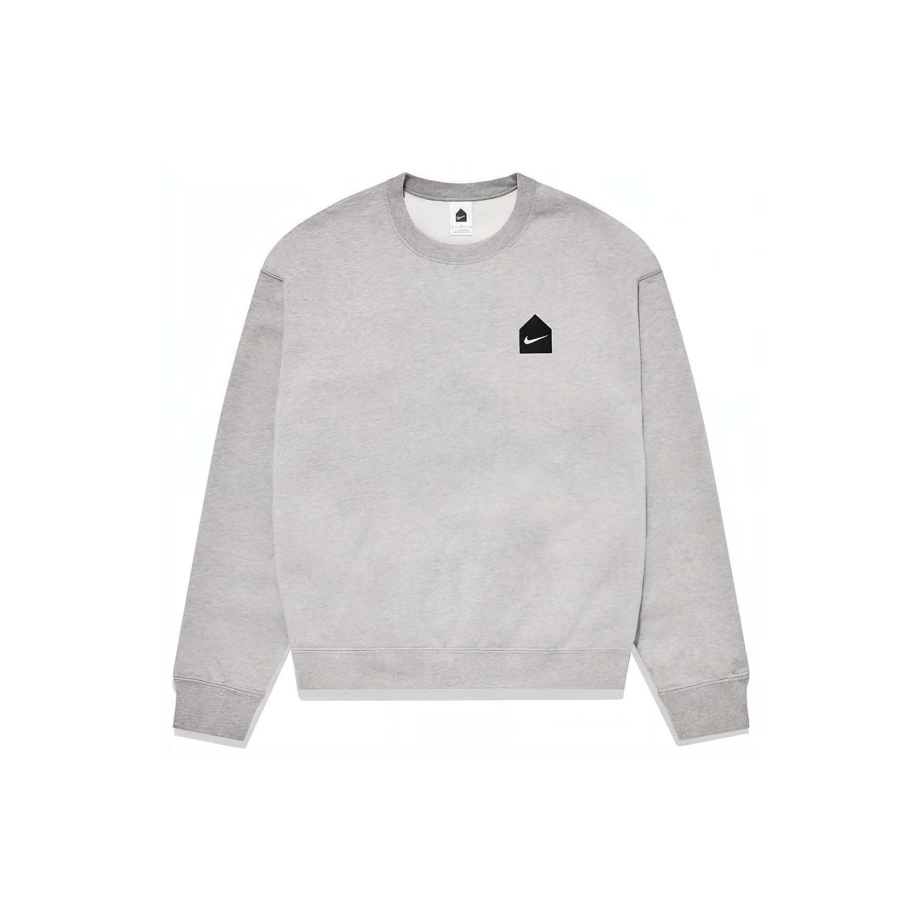 

Nike X Dsm Collaboration Fw23 Logo Graphic Crewneck Sweatshirt Unisex sweatshirt Gray DJ2758-063 L