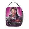 Knight Rider Action Tv Series Insulated Lunch Bag for Women Children Leakproof Food Boxes Thermal Lunch Box Tote