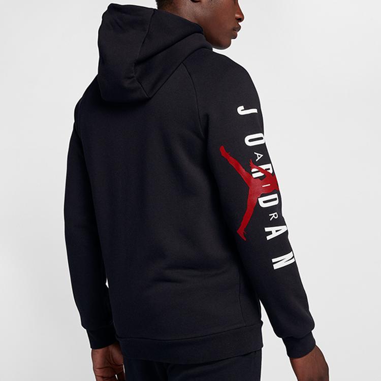 Jordan Jumpman Fleece-Lined Hooded Jacket Men Outerwear Black AH6241-011