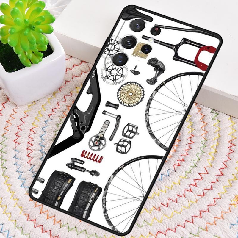 Fietsen Hartslag Fiets Telefoonhoesje voor Samsung Galaxy note 10 pro S26 Ultra S23 S24 FE S25 S21 S22 PLUS schokbestendige Cover