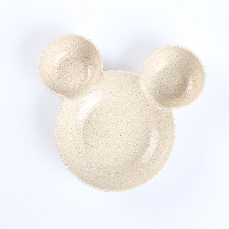 

Cartoon bowl plate lunch box, rice food bowl plastic cutlery, wheat bowl gift fun plate ramen bowl bowl zero waste