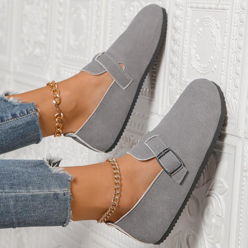 Lazy Man Single-Sole Women's Summer New Design Large Size Casual Flat Heel Pea Coat Shoes