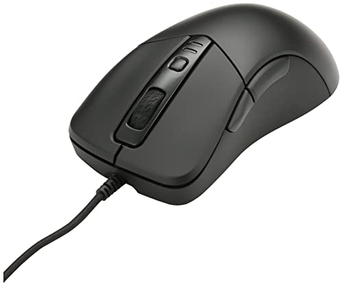 SOLID DHARMAPOINT Gaming Mouse, Tactical Mouse 39 Dry Sand, Asymmetrical, Black, DPTM39DS