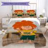 Literie Personnalisée Meister Eder Und Sein Pumuckl, Ensemble Couette Housse de Couette Taie d'Oreiller Cadeau d'Anniversaire pour la Maison(1 housse de couette + 2 taies d'oreiller, sans garniture.)_