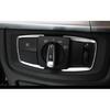 Fit For BMW X5 X6 F15 F16 2014-2018 ABS Silver Headlight Button Frame Cover Trim