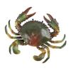 Mini Crab Figurines Model Educational Learning Toy for Children Toddlers Green