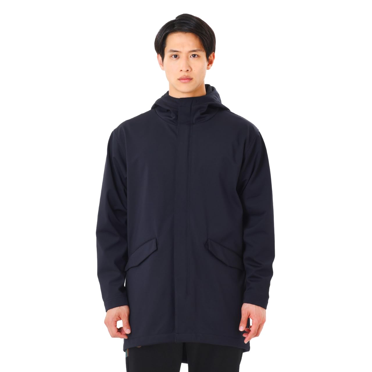 

Stretch Bonded Coat Windproof and Water Repellent Soccer Waterproof BK [New Balance] Men s (AMJ45255) (черный)
