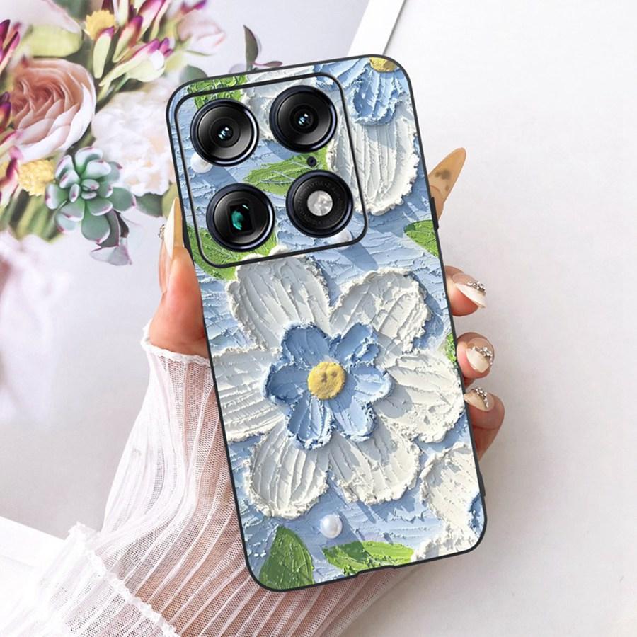 For Motorola Signature 6.8'' Case Cute Cat Cartoons Pattern Soft Silicone TPU Funda For MotoX70 Air Pro Signature Back Covers