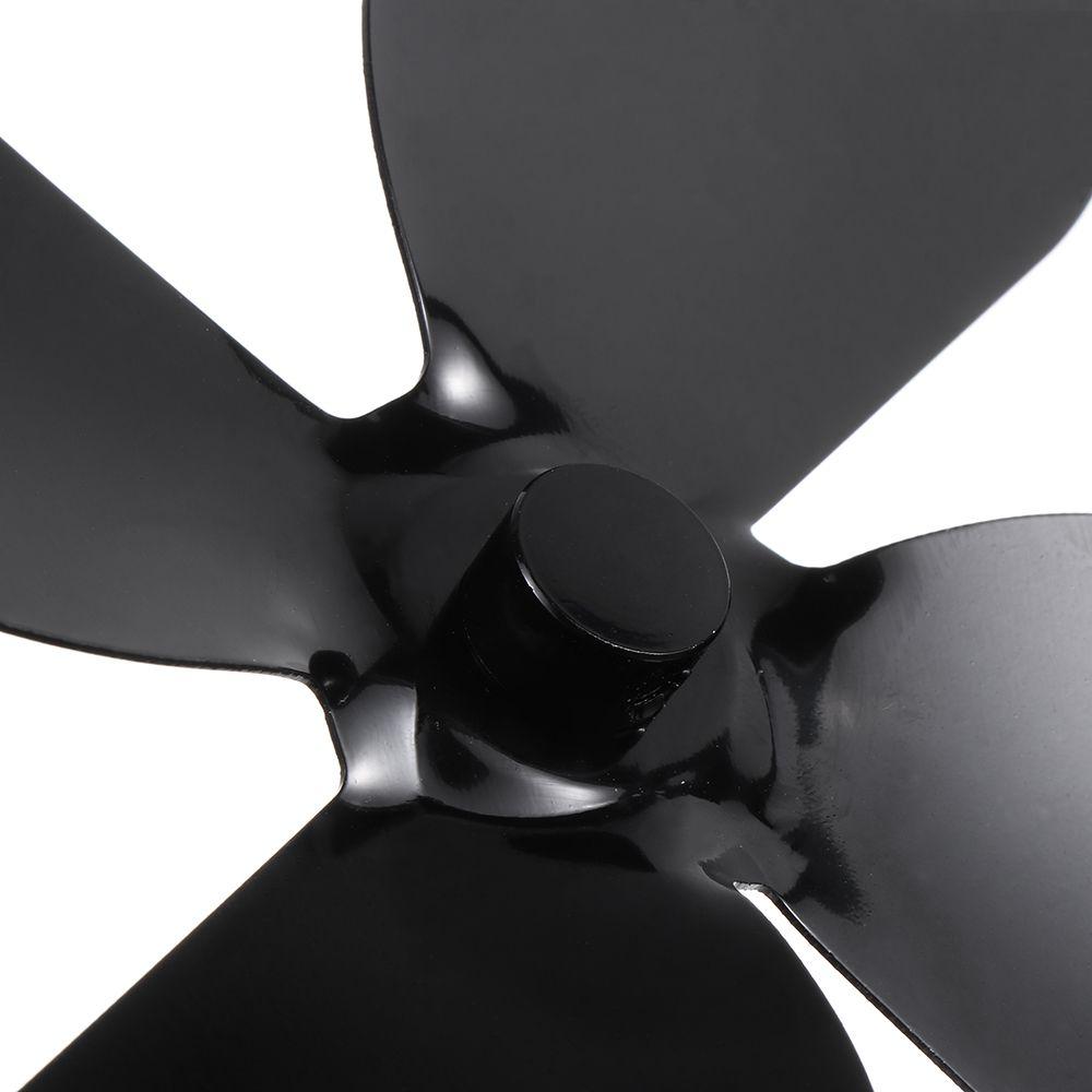 Ecofan 4-Blatt Kaminteile Wärmeverteilung Holzfeuerung Wärmeleistung Herdplatte Lüfter für Holzofen