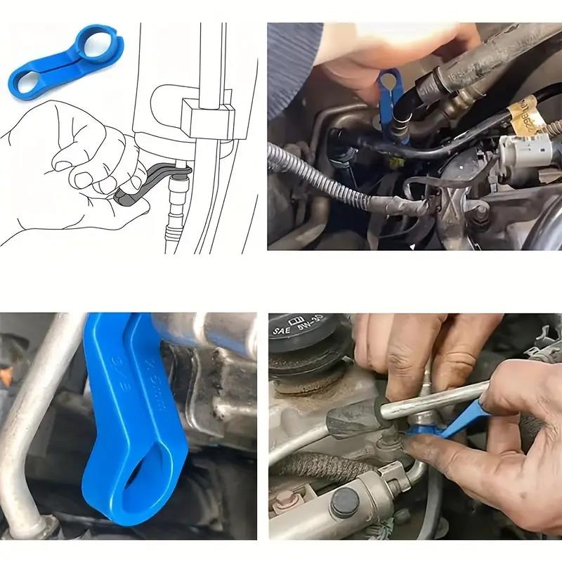 7Pcs/set Air Conditioner Fuel Line Disconnect Plastic Tool Transmission Oil Cooler Line Quick Disconnect Kit Auto Repair PartsGood Product