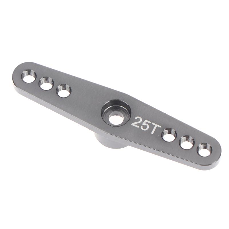 Aluminum Alloy Rc Servo Arm 25T Steering Servo Dual Arm For Rc Car Crawler Large Torque Digital Coreless Servo Parts