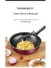 Crystal Diamond Non-Stick Iron Wok for Induction & Gas Stoves - Smoke-Free, Oil-Free Cooking