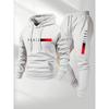 Mens Hoodie Sweatpants Set Casual Sportswear Thick Fall Winter Outfit