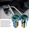 240W Quick Charge PD+QC3.0 Car Charger Cigarette Lighter Adapter USB Type C Fast Chargin Sockets Replacement Accessories