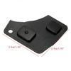 Black 2 Buttons Key Leather Remote Key Accesso Fob Repair Kit Switch Rubber Pad for Toyota