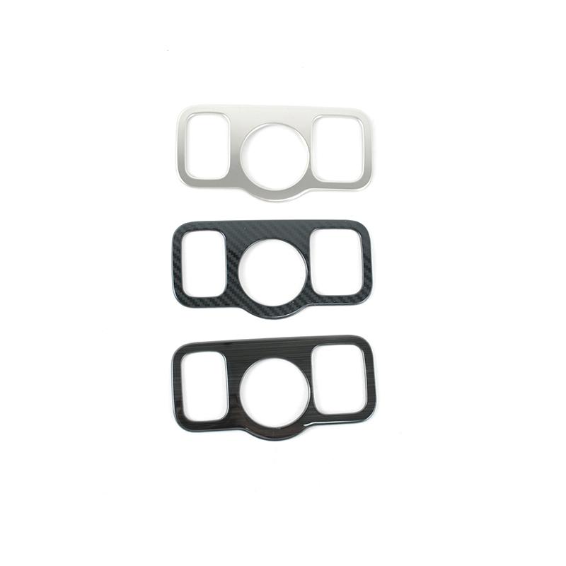 Stainless Steel Headlight Switch Frame Decoration Cover Trim For Mercedes Benz A B Class CLA GLA GLB W177 W247 C118 H247 X247