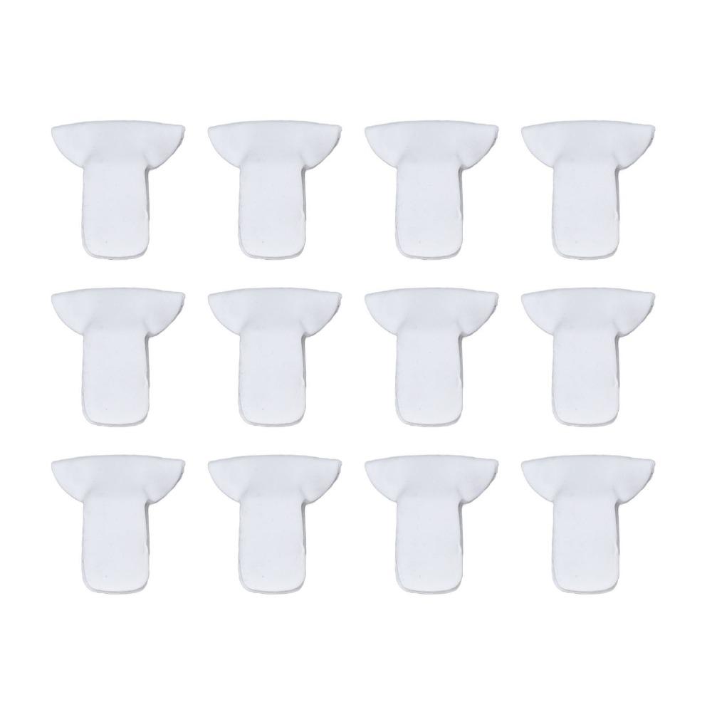 12pcs Metal and Foam Duvet Clips Compact Size Blanket Fasteners Padded Comforter Clips  For Bedding