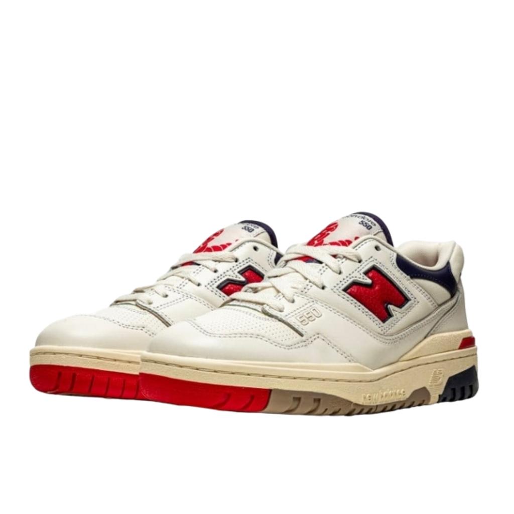 New Balance 550 Aime Leon Dore White Navy Red