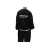 Fear of God Essentials Sudadera de Forro Polar Cuello Redondo II Negra Hombre Tops 192HO246260F